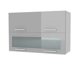 Kuchynská horná skrinka Femme KL80 1D1W, sivý lesk