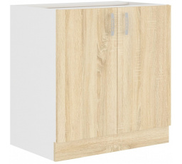 Kuchynská dolná skrinka SALLY 80-D-2F-BB, Dub sonoma