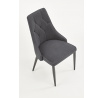 Jedálenská stolička K365, sivý zamat