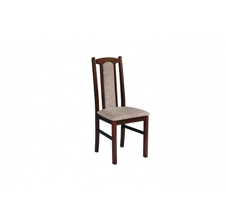 BOSANOVA 7 (BOSS 7) - stolička orech/ látka 2 béžovo-hnedá kolekcia "DRE" (K150-Z)