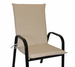 Vankúš na kreslo z tahokovu UNI - béžová látka