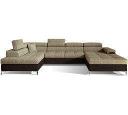 Rohová sedacia súprava v tvare U EDUARDO, Berlin 03/soft 66 ľavá