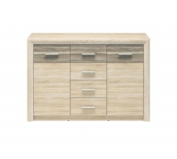 Komoda CASTEL 09, Sonoma svetlá/Sonoma Trufla