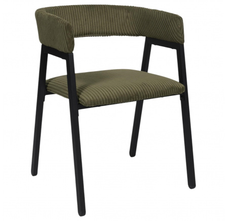 Stolička Scott olivovo zelená/čierny menčester