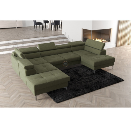 Rohová sedacia súprava TOSCANIA MAX II 170x350x220 - ľavá, olivová Rohová sedacia súprava TOSCANIA MAX II 170x350x220 - ľavá, olivová