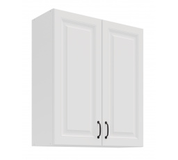 Horná skrinka STILO - 80 G-90 2F, Biela/Biela