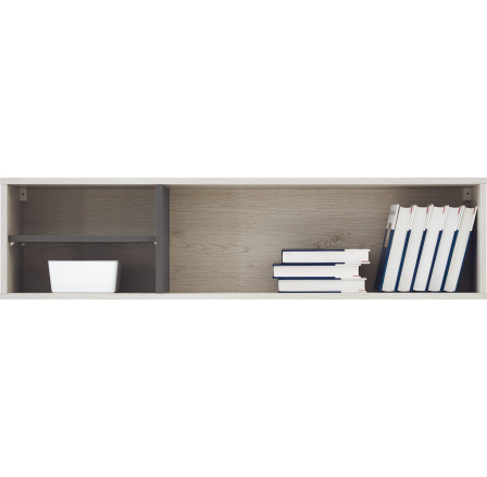 Regál REMO RM14, Dub Wilton Biela/Biela Lux/Antracit