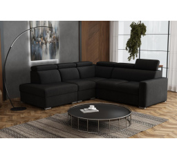 Sedacia súprava Petrit VIII ľavá Kronos čierna