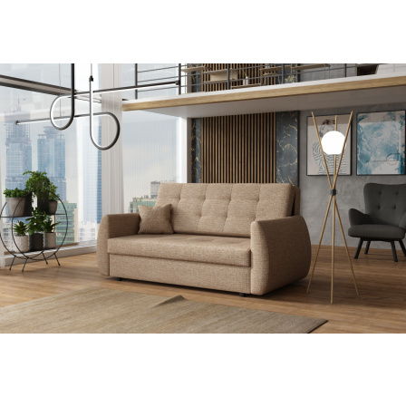 Pohovka Vivian Art III svetlohnedá