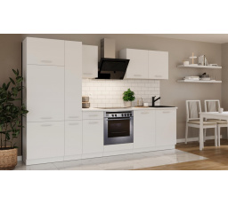 Kuchynská linka Todor 290 biela + PD 200 biela