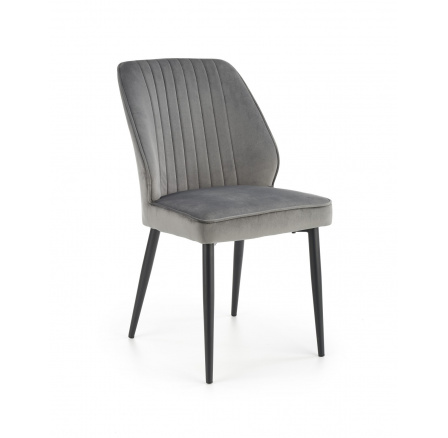 Jedálenská stolička K-432, sivý zamat