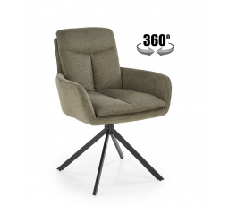 Jedálenská otočná stolička K536, Olivová/Čierna