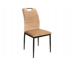 Jedálenská stolička RIP VELVET, béžový Bluvel 28/čierny mat