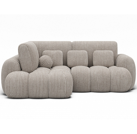 Rohová rozkladacia sedacia súprava COZION s úložným priestorom, Ľavá, Modullo 01 Rohová rozkladacia sedacia súprava COZION s úložným priestorom, Ľavá, Modullo 01
