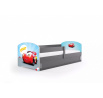 Detská posteľ LUKI 1 bez matraca, Grafit/Auto