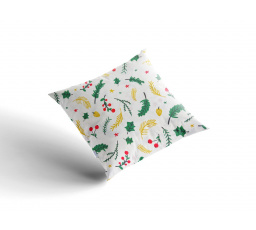 Bavlnený obliečka s vianočným motívom na vankúš 40x40 cm Runa