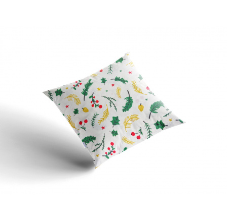 Bavlnený obliečka s vianočným motívom na vankúš 40x40 cm Runa