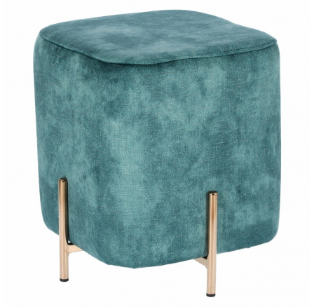Pufa Izbit Velvet modrá Pufa Izbit Velvet modrá