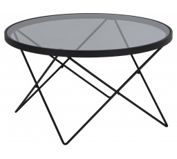 Konferenčný stolík Cuxton čierny/sivý