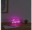 Akrilová LED lampa Love