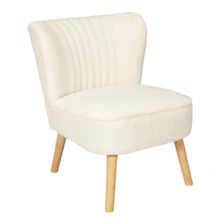 Kreslo Erika biele boucle Kreslo Erika biele boucle