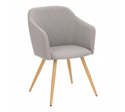 Stolička Molto sivá/prírodná