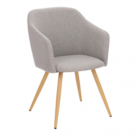 Stolička Molto sivá/prírodná