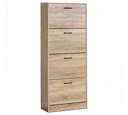 Botník, mdf, hnědá, ABO-G1018 OAK