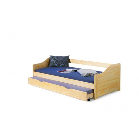 Detská posteľ LAURA Borovica, 200x90 cm