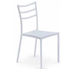 Jedálenská stolička K-159, biela