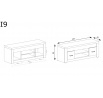 TV komoda INDIANAPOLIS I9 Ash light