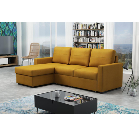 Rohová sedacia súprava Tomáš žltá