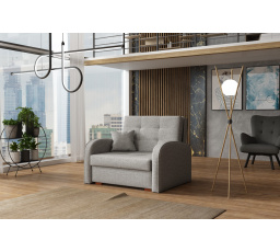 Pohovka Vivian Gold I Aragon svetlo sivá