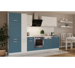 Kuchynská linka Todor 300 modrá/biela + PD 210 biela