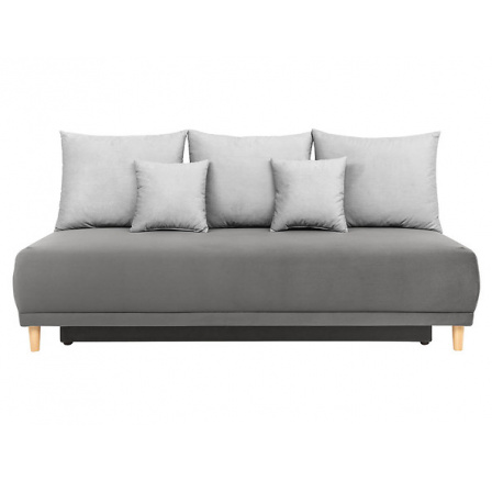 Pohovka RINA LUX 3DL, Manila 14 strieborná/Manila 16 sivá 