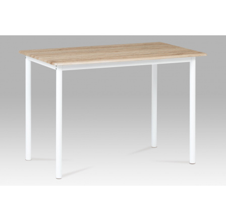 Jedálenský stôl 110x70 cm, dub san remo / biely lak