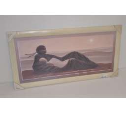 Obraz Postavy na púšti 33x70 cm