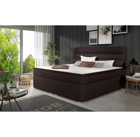 Boxspring posteľ SOFTY 180x200 cm, Sawana 26