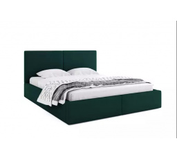 Posteľ HILTON bez matraca, 180x200 cm, Zelená
