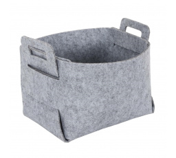 Kôš/ krabica z filcu S šedé skladacie