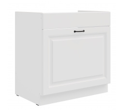 Dolná skrinka STILO - 80 ZL 1S BB, Biela/Biela