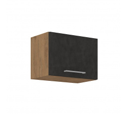 Kuchynská horná skrinka VEGA 50 GU 36 1F, Matera mat/Dub lancelot