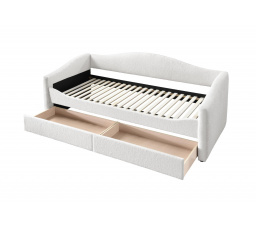 Posteľ CAYDENCE 90, Krémová