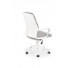 Kancelárske kreslo SPIN 2, svetlosivá biela
