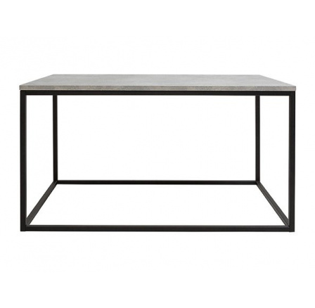 stôl AROZ LAW/100 betón chicago svetlosivý/čierny kovový rám