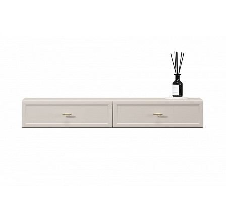 LORINI TOALETKA 100 2SZ - kašmír / zlatý T-bar / závesná