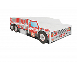 Posteľ s matracom FIRE TRUCK 140x70