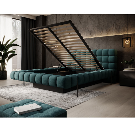 Posteľ Magentta + kovový rám / plynový zdvihák / úložný box na lôžkoviny 180x200 Amore 38 1