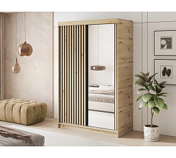 Skriňa Emerio II Dub Artisan 120x204