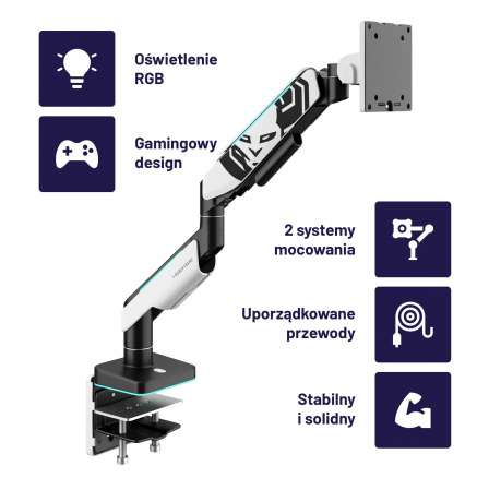 Držiak na monitor LED RGB X-Arm Držiak na monitor LED RGB X-Arm